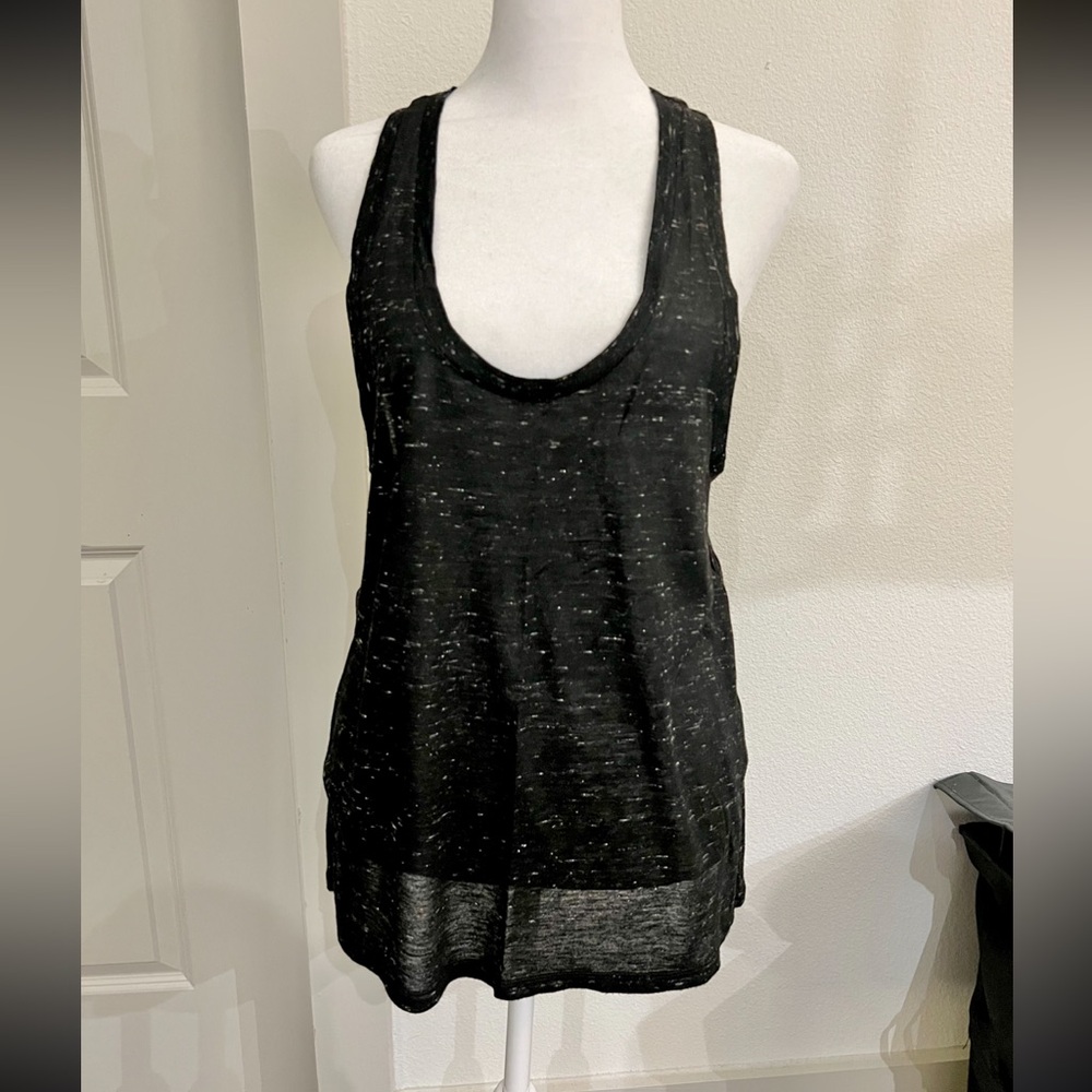 IRO Black Speckled Tank Top
